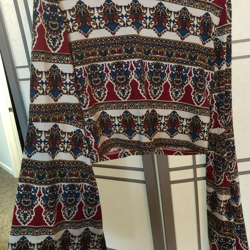 Paisley crop top